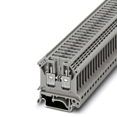 Phoenix Contact Disconnect Terminal Block; UK 4-TG; 20A; 600V; #28 - #12; Screw Connection; Gray